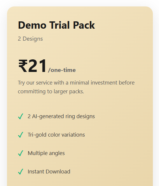 Demo Trial Pack